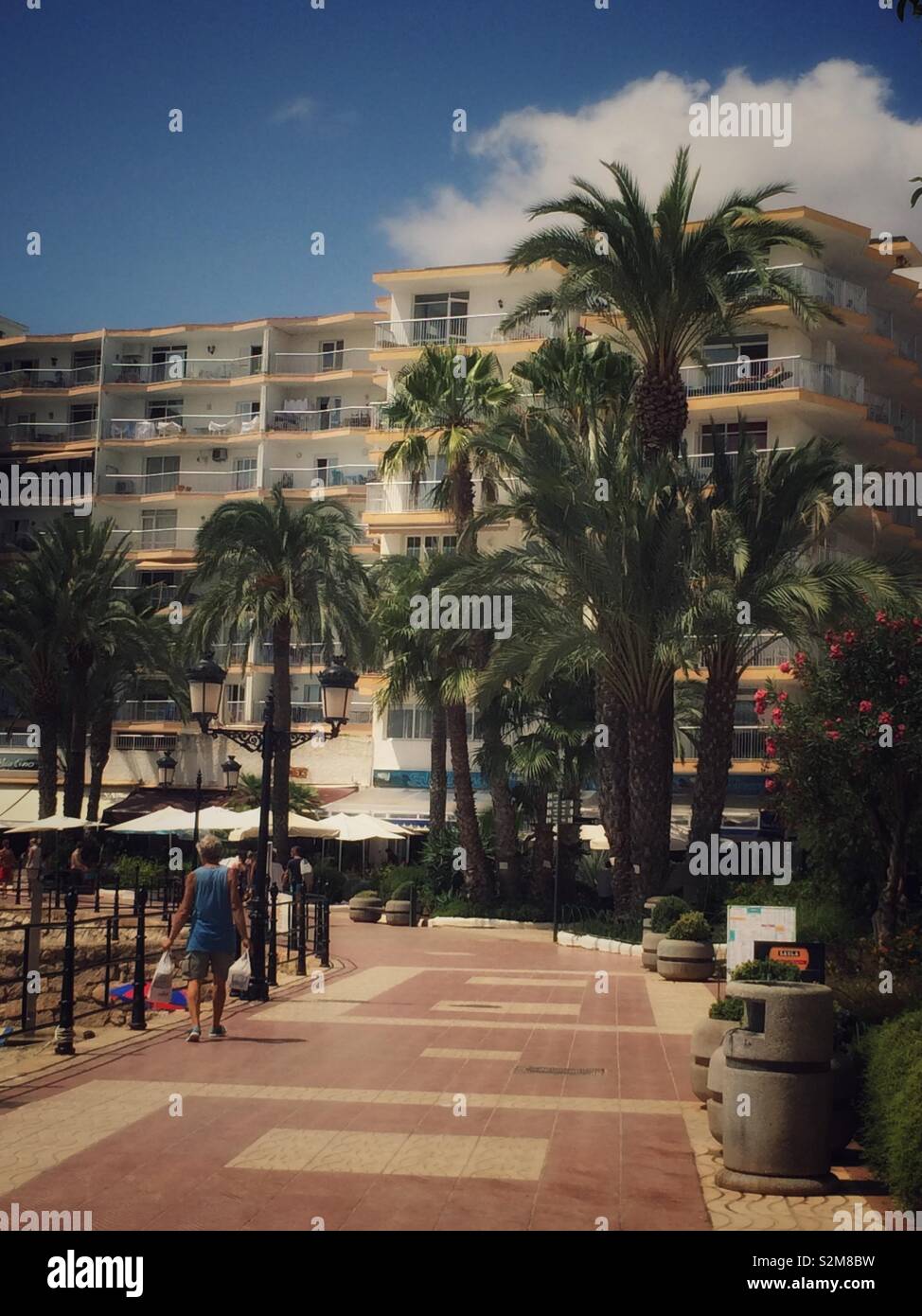 Santa Eulalia Ibiza Stockfoto