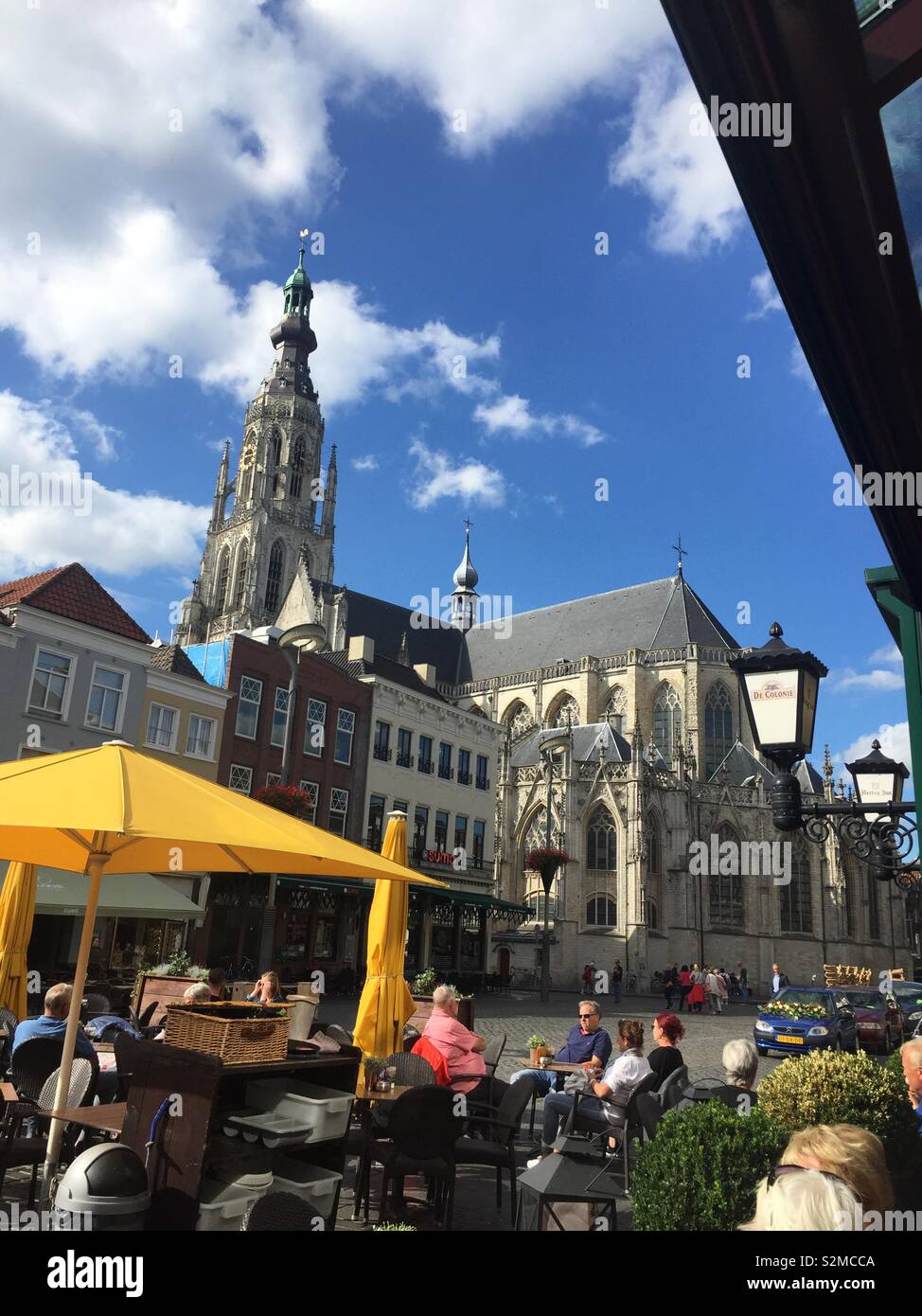 Sonnigen Tag in Breda, Niederlande Stockfoto