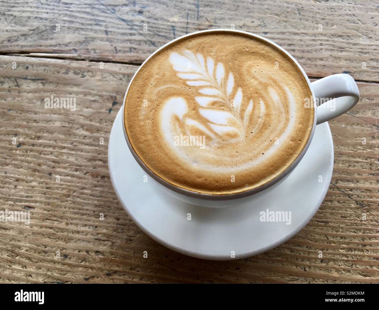 Perfekter Kaffee Stockfoto