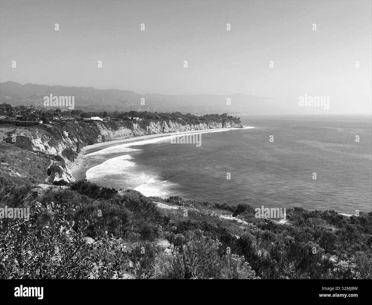 Point Dume Panorama Stockfoto