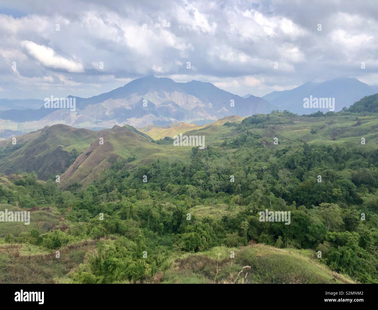 Malerische Mt. Iglit - Baco in San Jose, Mindoro, Philippinen. Stockfoto