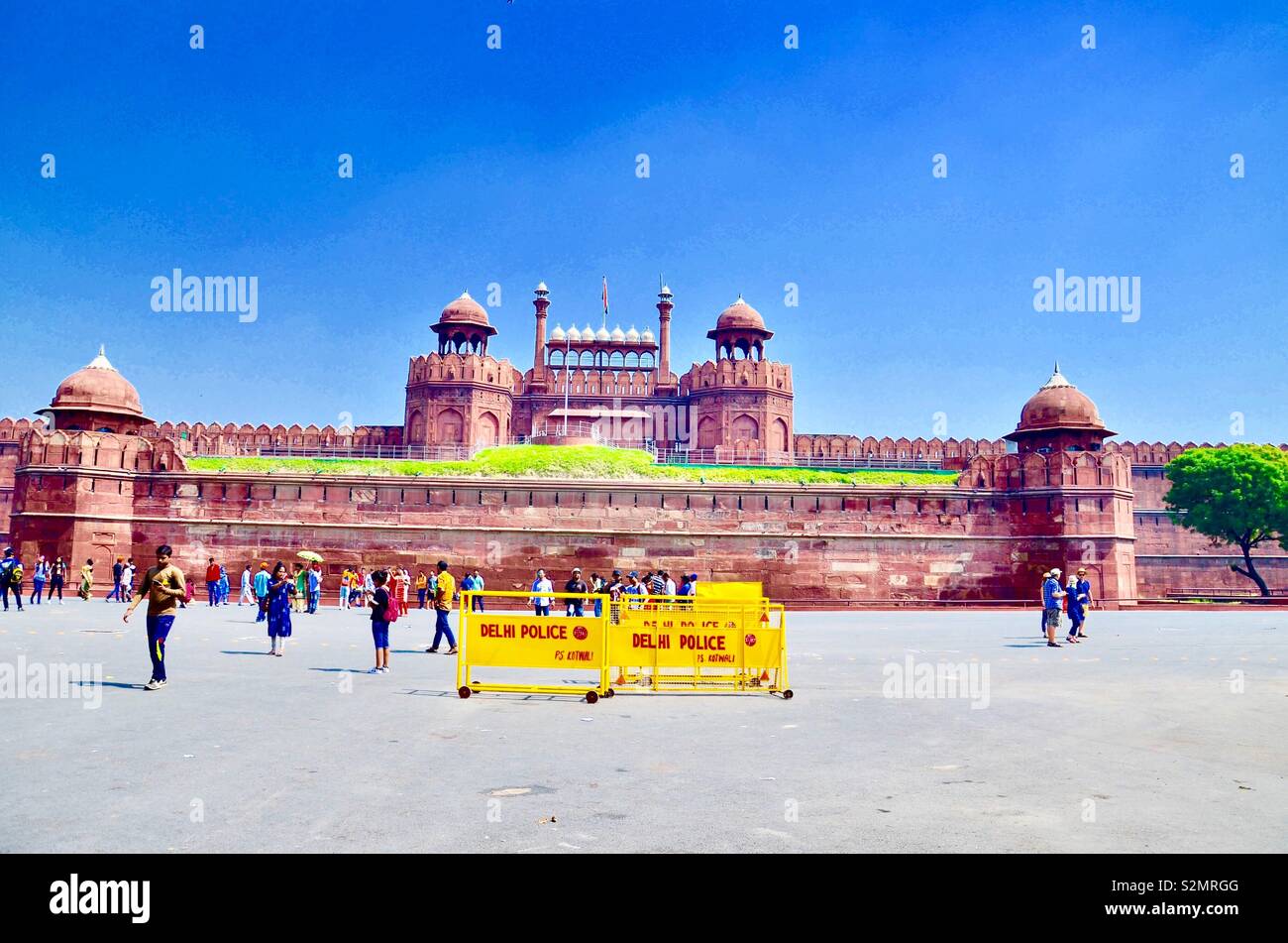 Delhi Red Fort in Indien Stockfoto