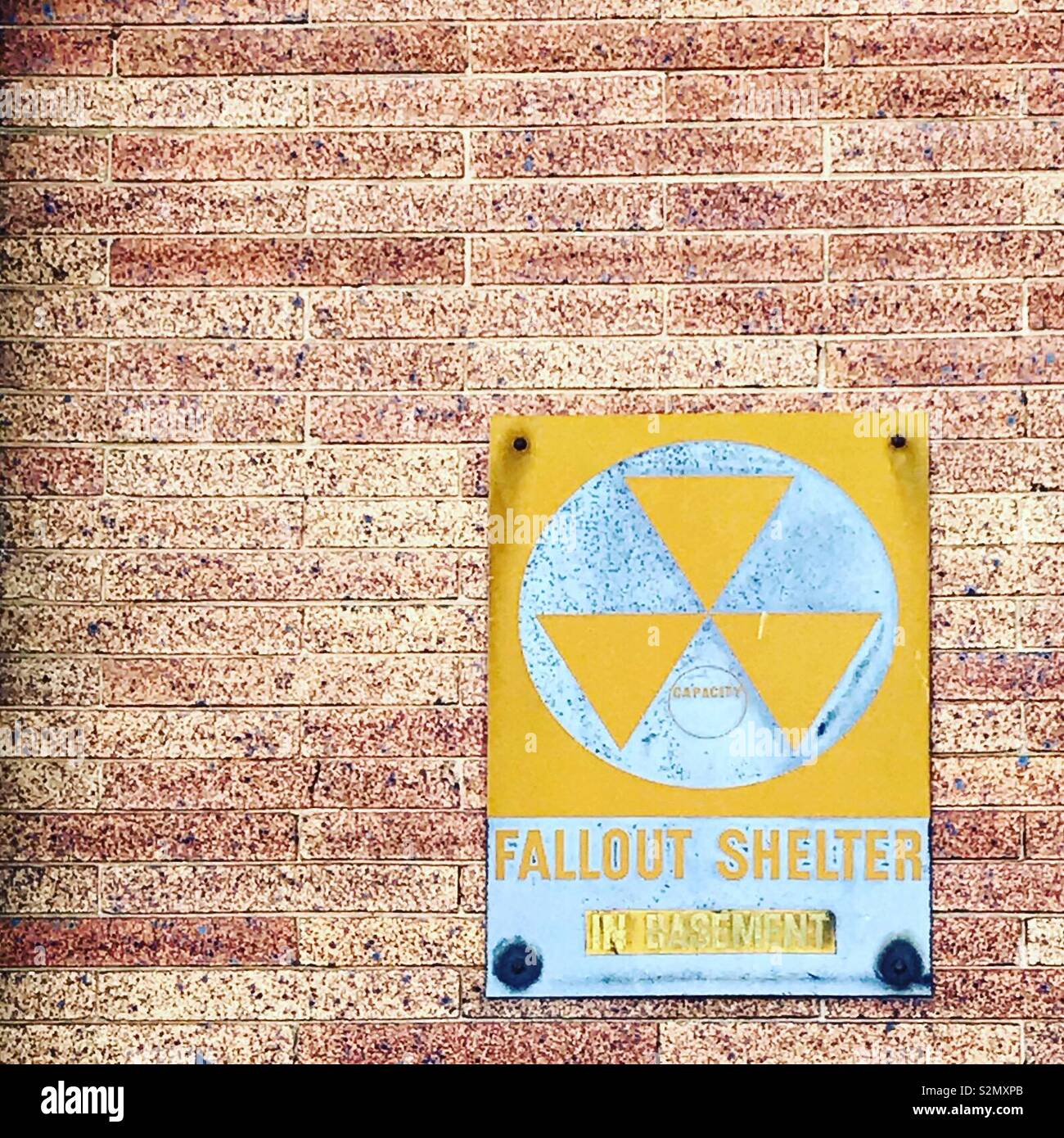 Atomschutzbunker Stockfoto
