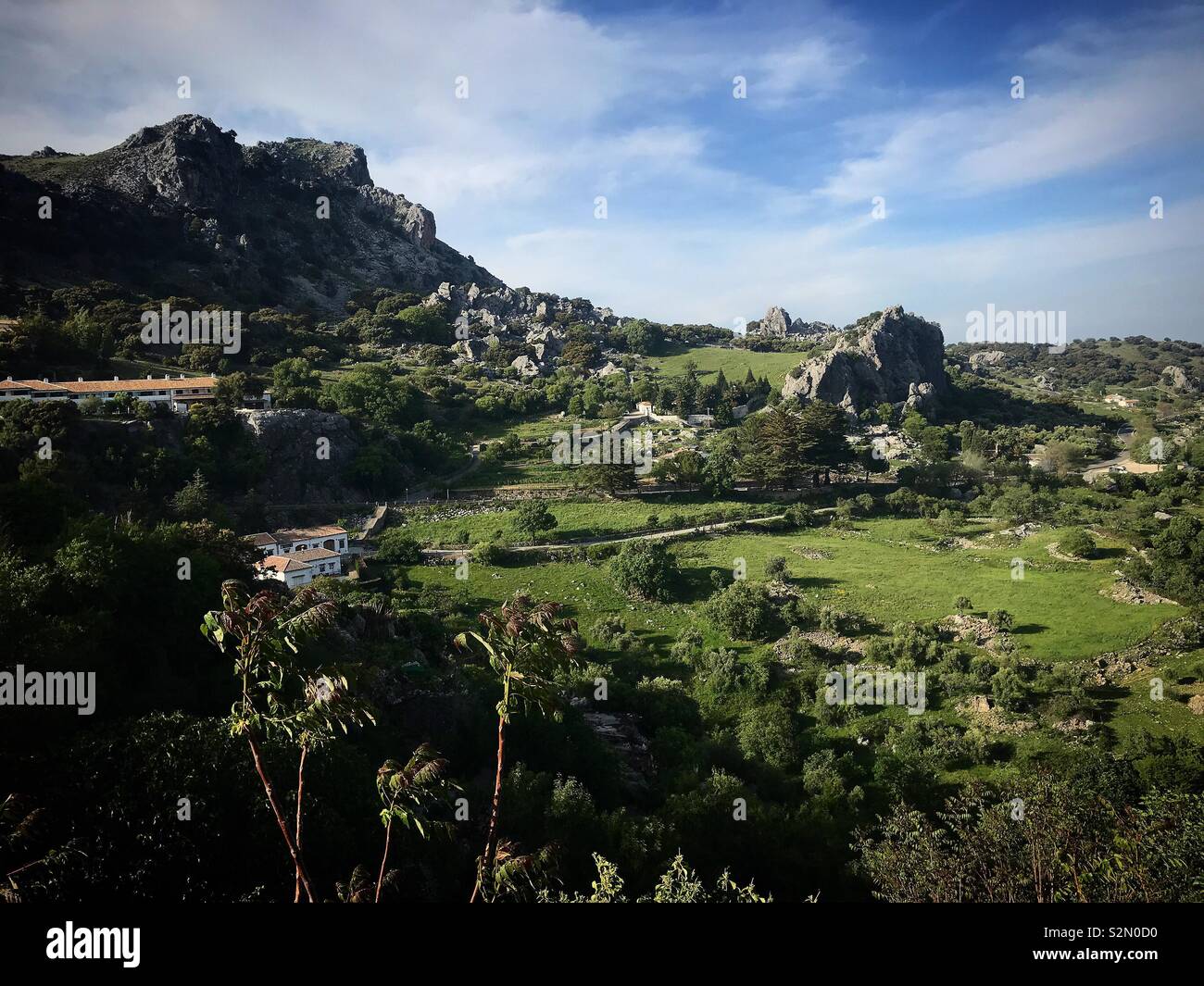 Berge in Grazalema, Cadiz, Andalusien, Spanien Stockfoto