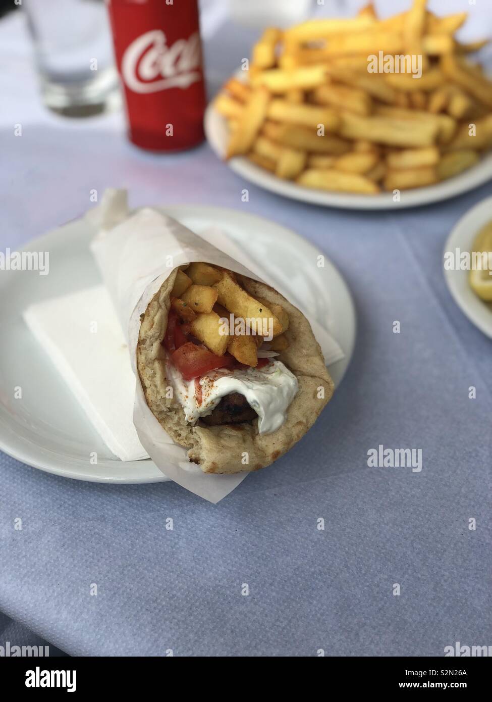 Griechisches Essen Stockfoto