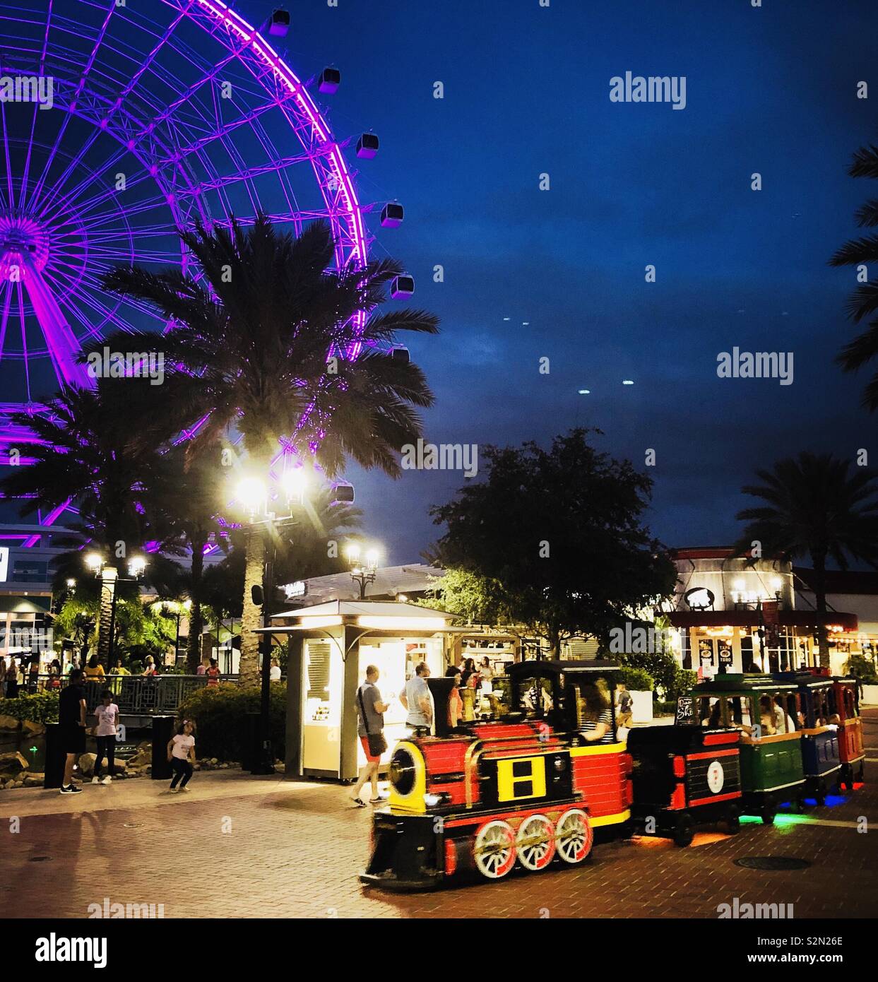 Riesenrad auf dem International Drive, Orlando, Florida, USA Stockfoto