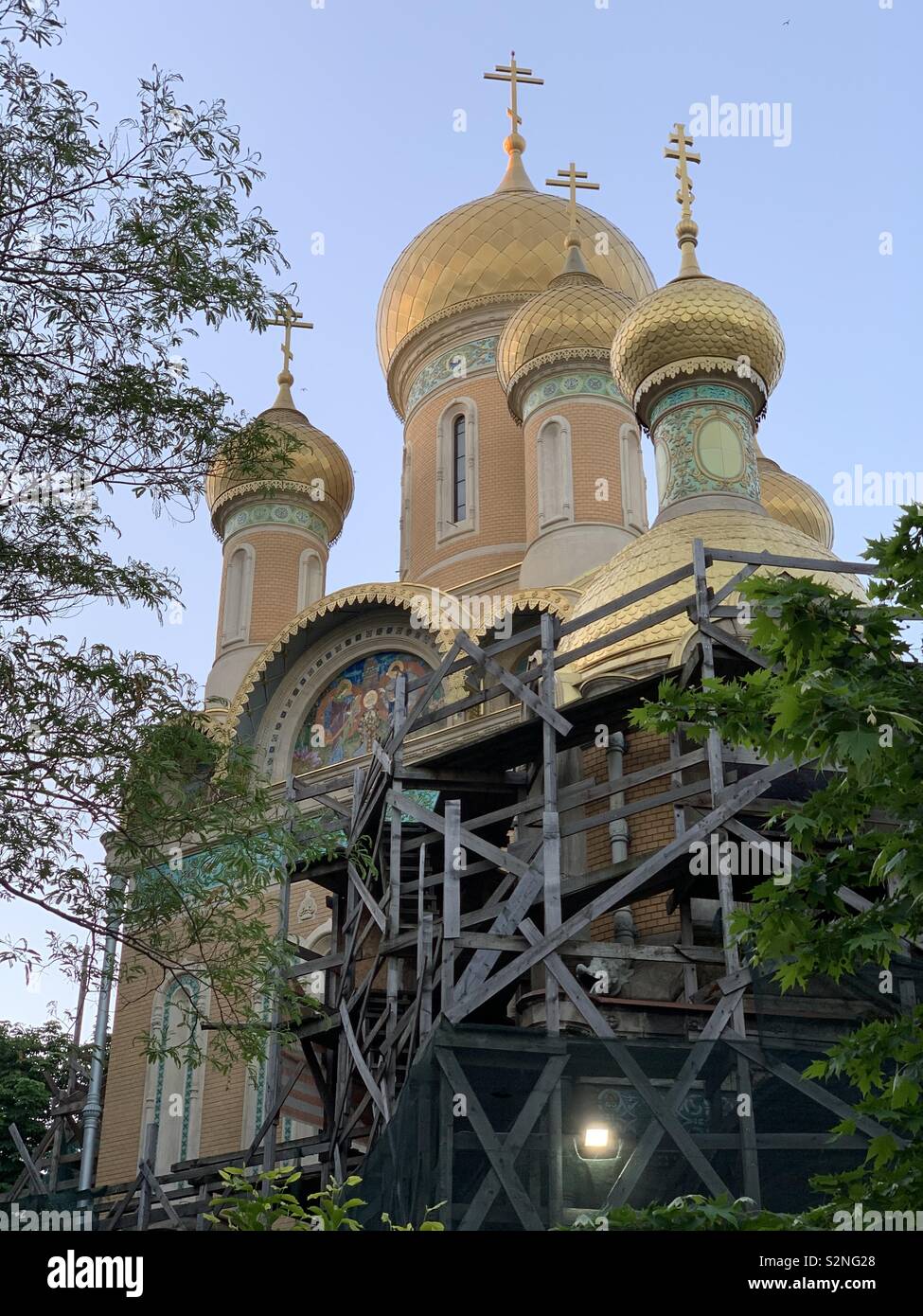 Saint Nicholas russische Kirche, Bukarest, Rumänien Stockfoto