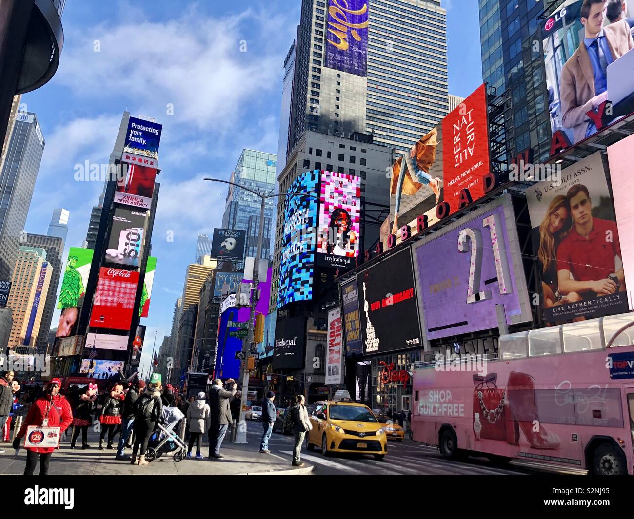 Times Square in NewYork Stockfoto