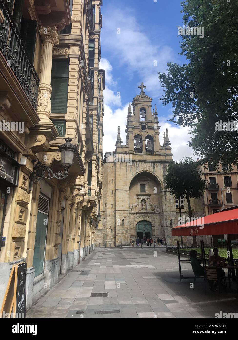 Bilbao - Smartphone-aufgenommenes Stockfoto