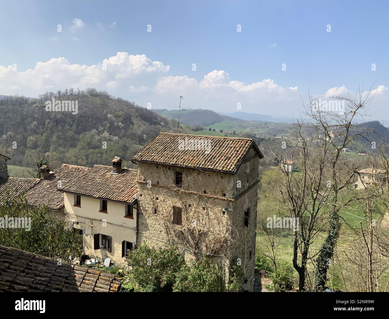 Italienische Berge Stockfoto