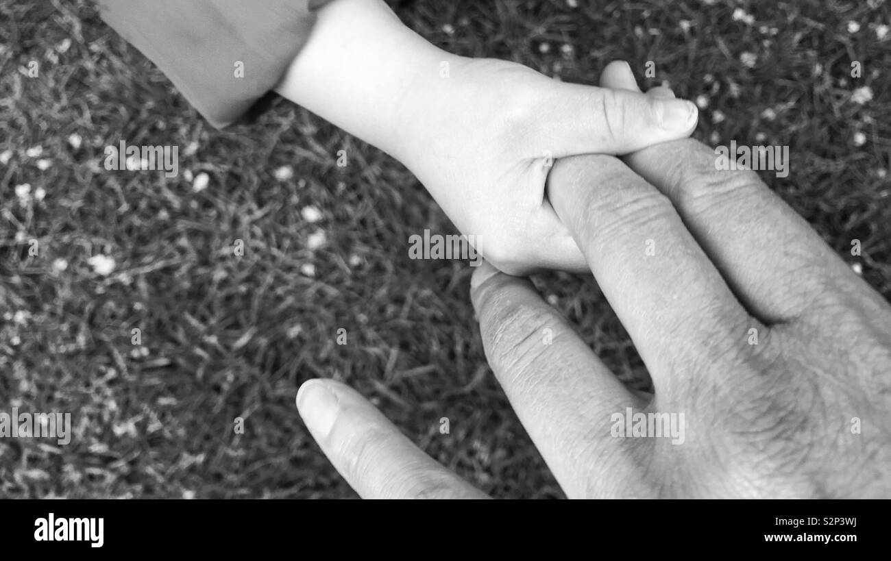 "Halten Sie sich fest" Stockfoto