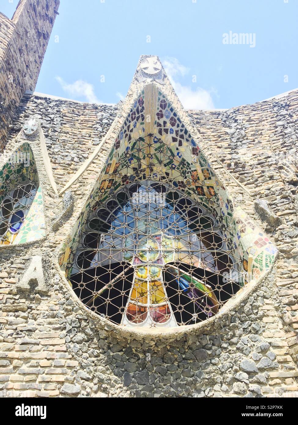 Gaudi crypt Stockfoto