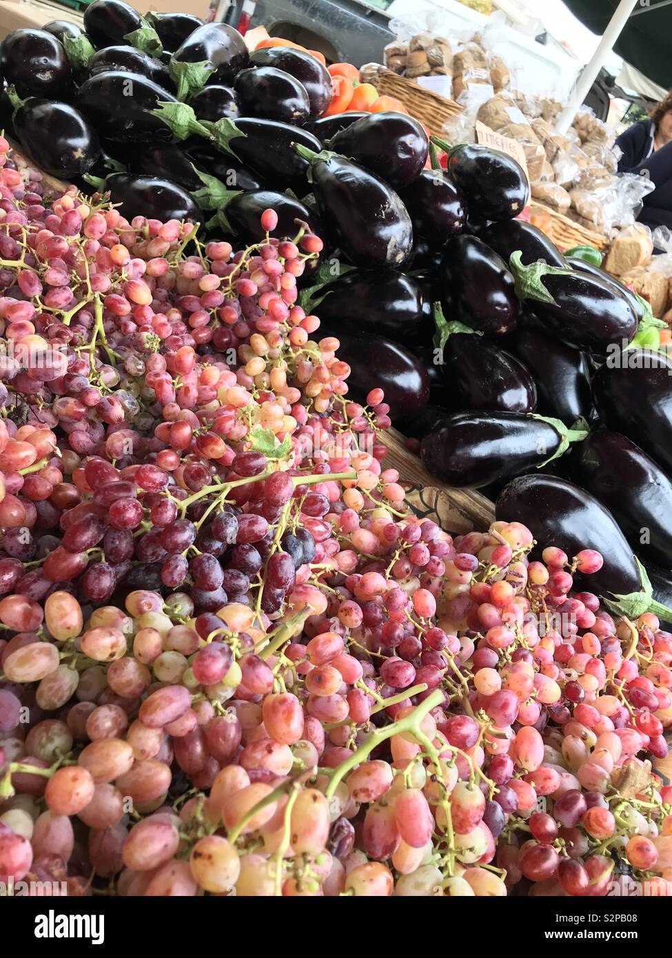 Kreta Markt Stockfoto
