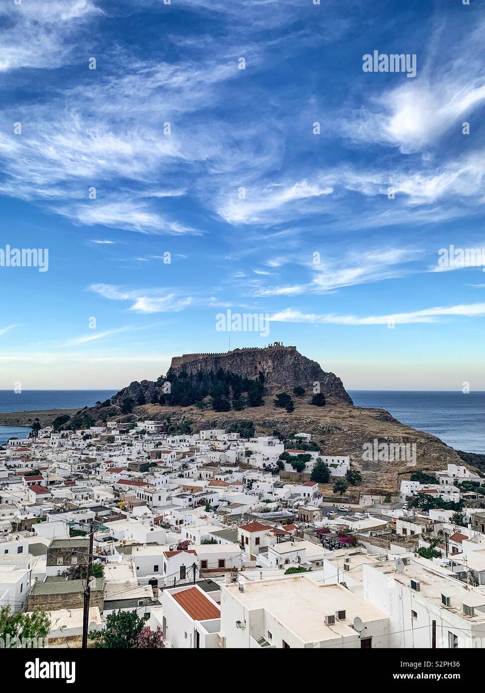 Lindos Stockfoto