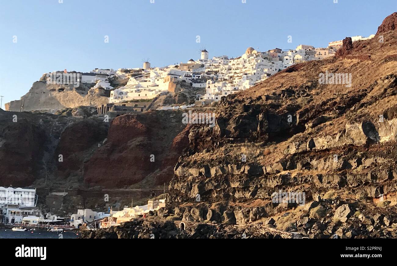 Oia Santorini Stockfoto Oia Santorini Stockfoto