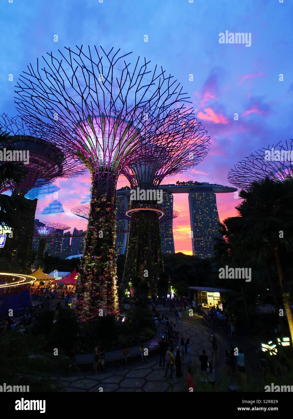Gardens by the Bay, Singapur Stockfoto