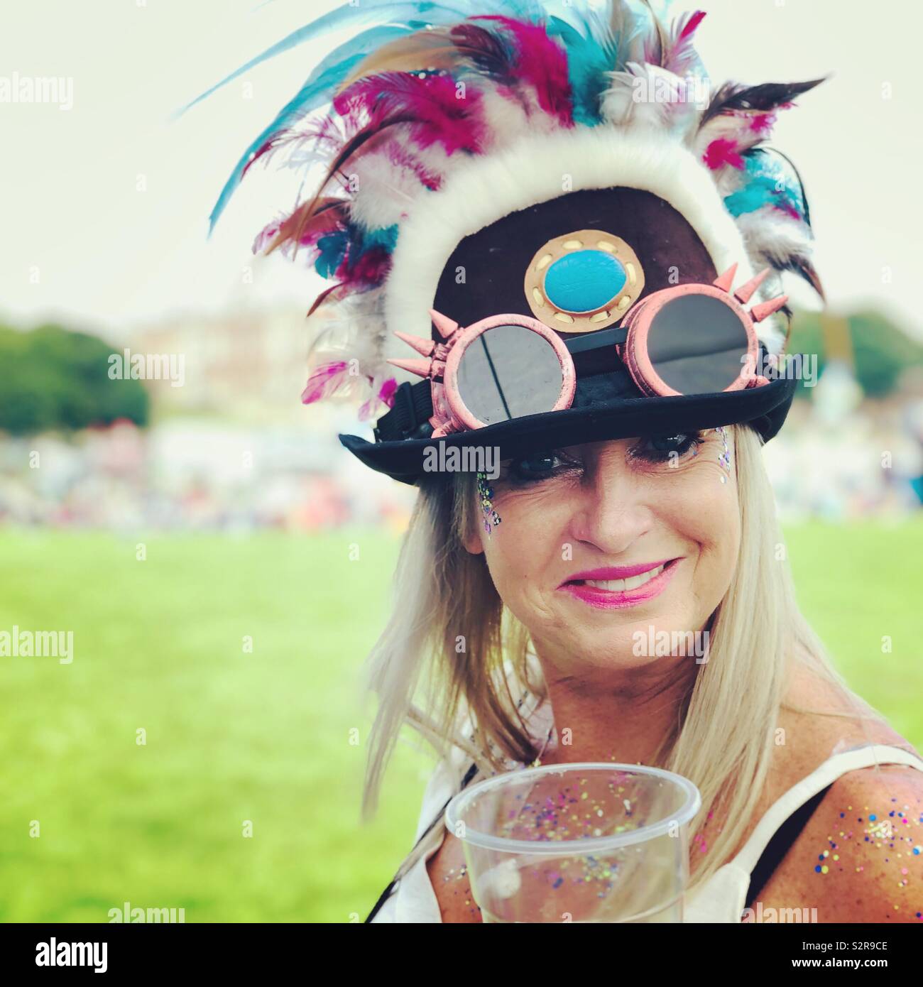 Festival chill out Stockfoto