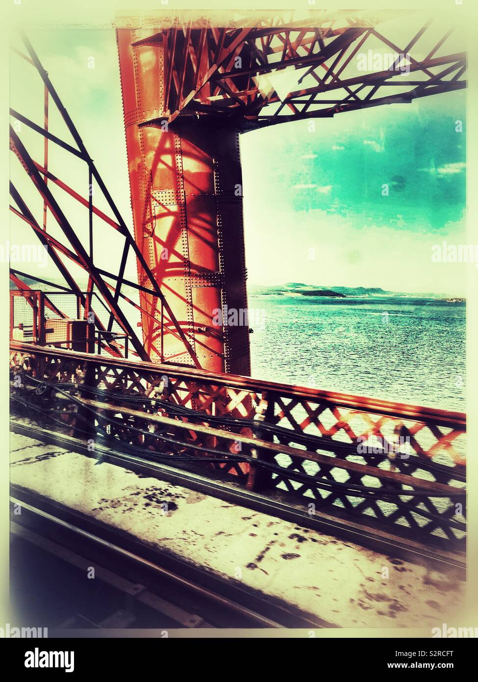 Forth Brücke Schottland Stockfoto