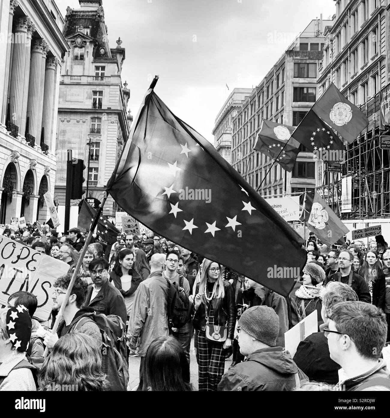 Brexit London Stockfoto
