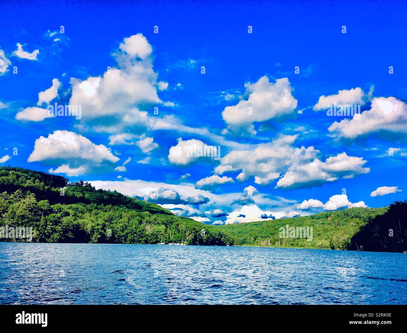 See und Himmel Stockfoto