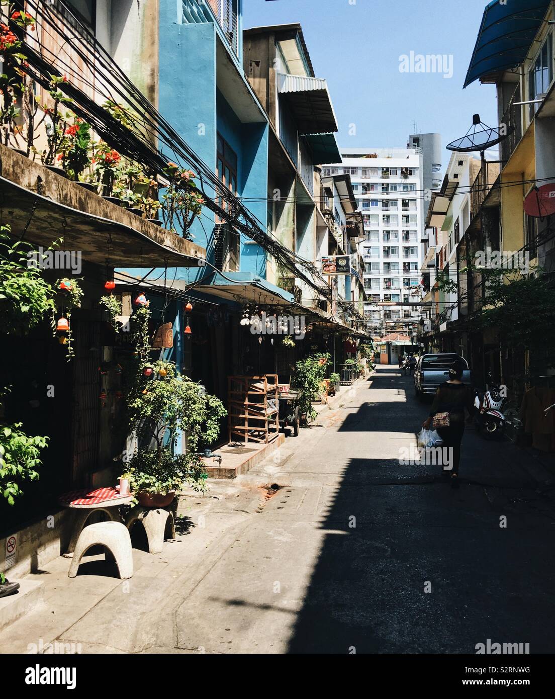 Straße La von Bangkok Stockfoto