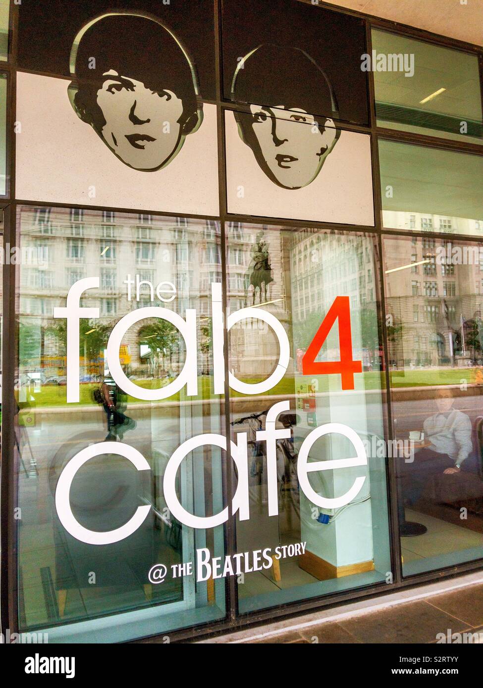 Die Fab 4 Cafe in der Geschichte der Beatles in Liverpool. Stockfoto