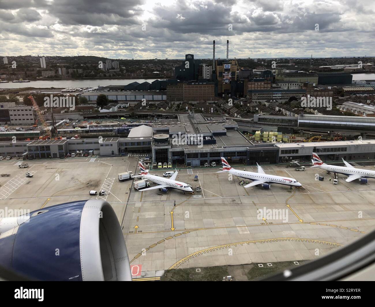LCY Flughafen Stockfoto