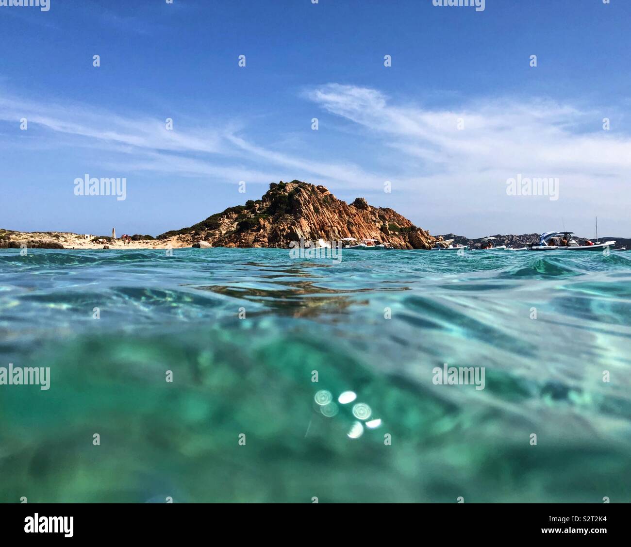 Inselhopping, Sardinien Stockfoto