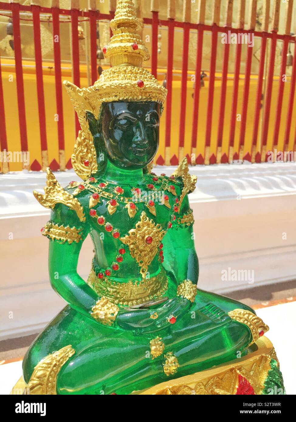 Jade Buddha, Doi Suthep Stockfoto