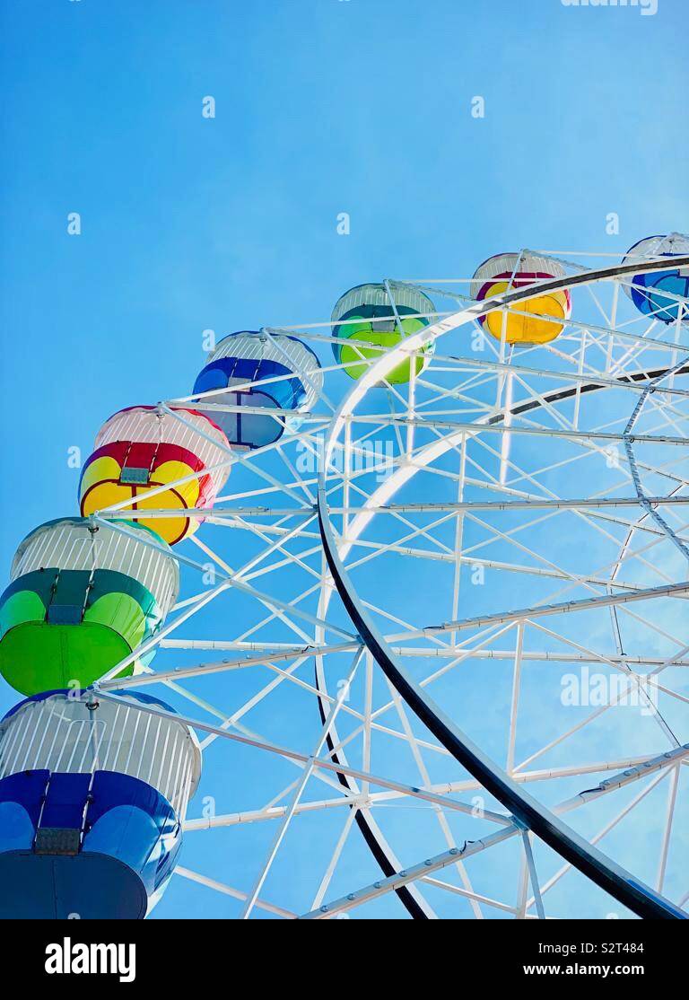 Riesenrad Luna Park Stockfoto