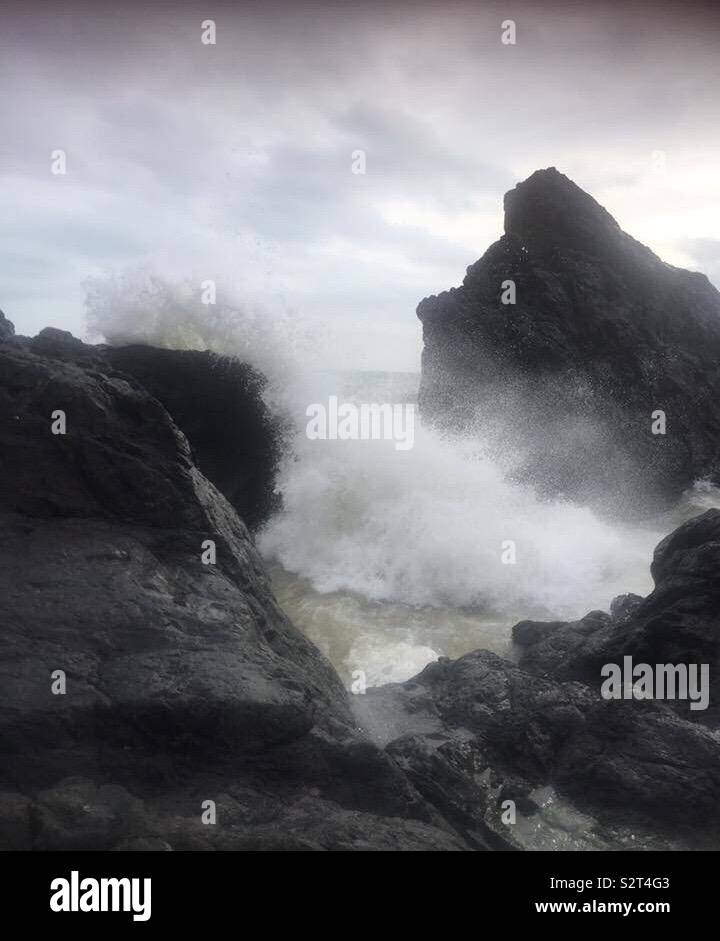 Wellen - Smartphone-aufgenommenes Stockfoto