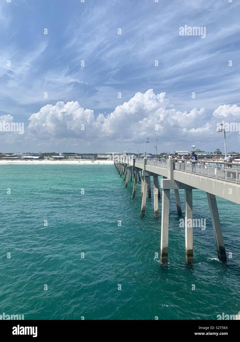 Okaloosa Island Pier Stockfoto