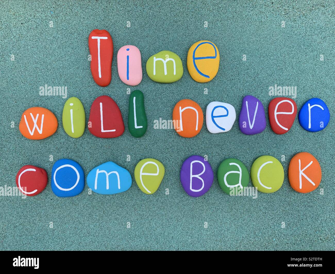Die Zeit wird nie wieder kommen Stockfoto