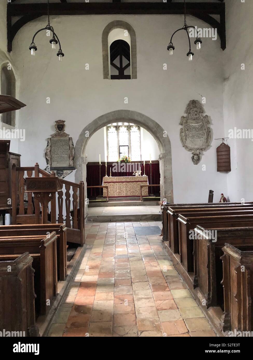 Norton Church - Smartphone-aufgenommenes Stockfoto