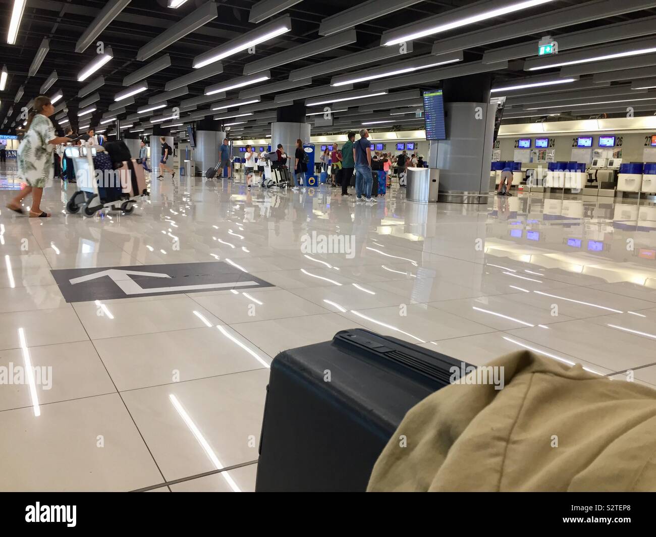 Flughafen Halle (Dubrovnik) Stockfoto