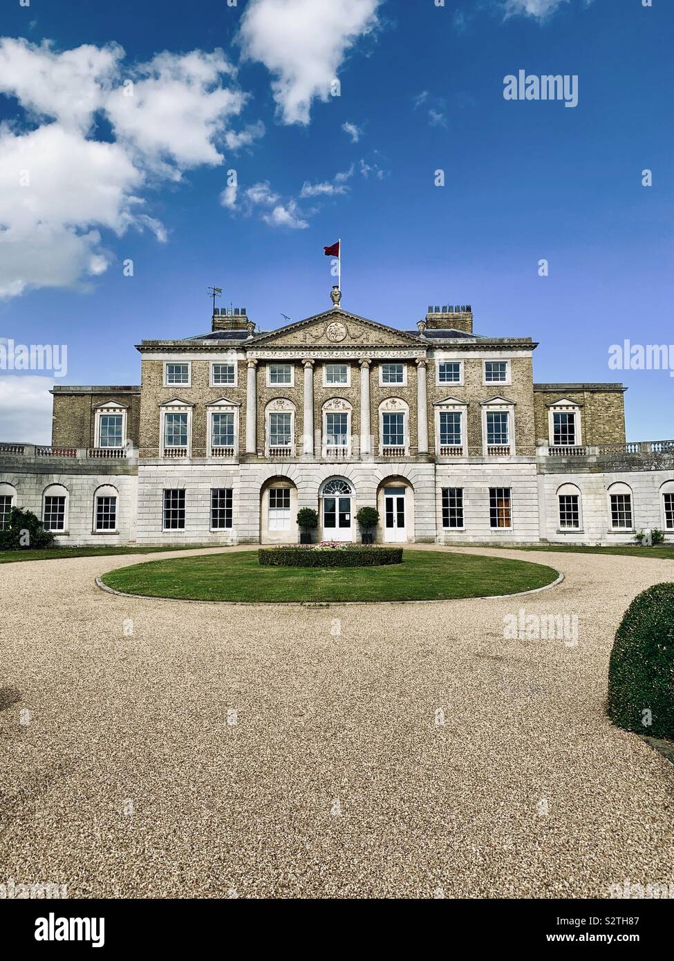 Ipswich, Großbritannien - 29 Juli 2019: Ipswich High School für Mädchen an Woolverstone, Suffolk. Stockfoto