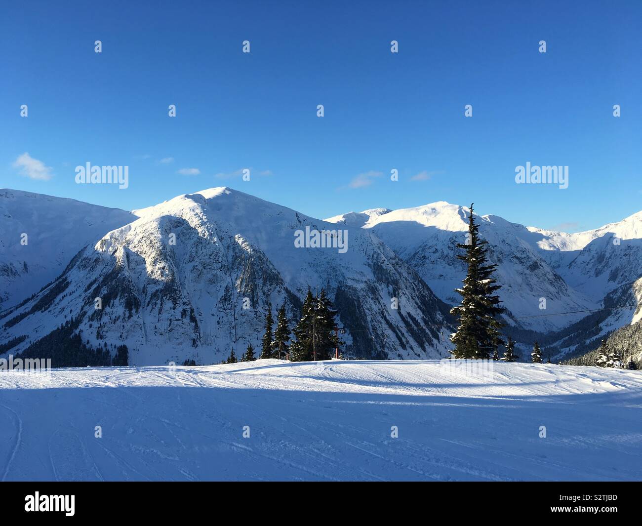 Ski-Hügel Stockfoto