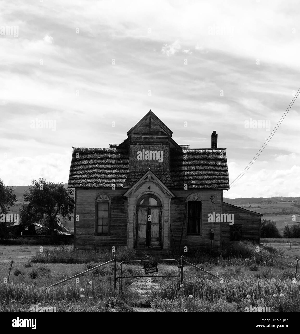 Alten, verlassenen Haus in Utah Stockfoto