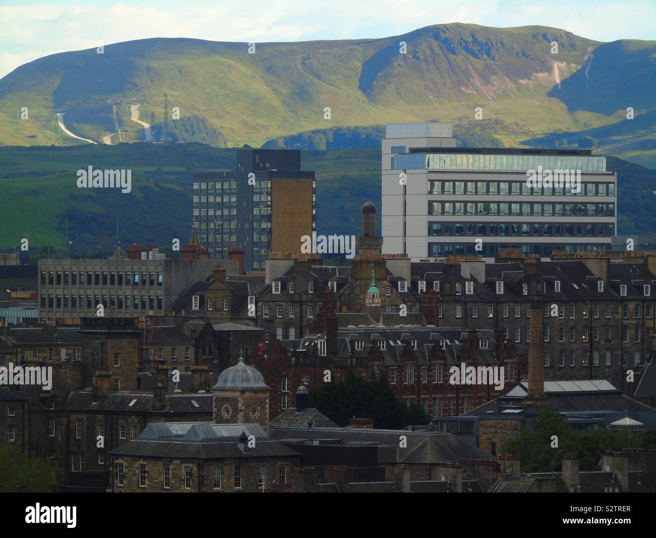 Edinburgh Blick vom Carlton Hill Stockfoto