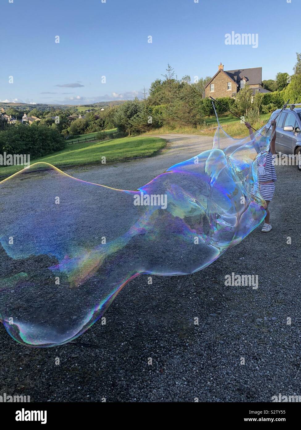 Bubble-Spaß Stockfoto