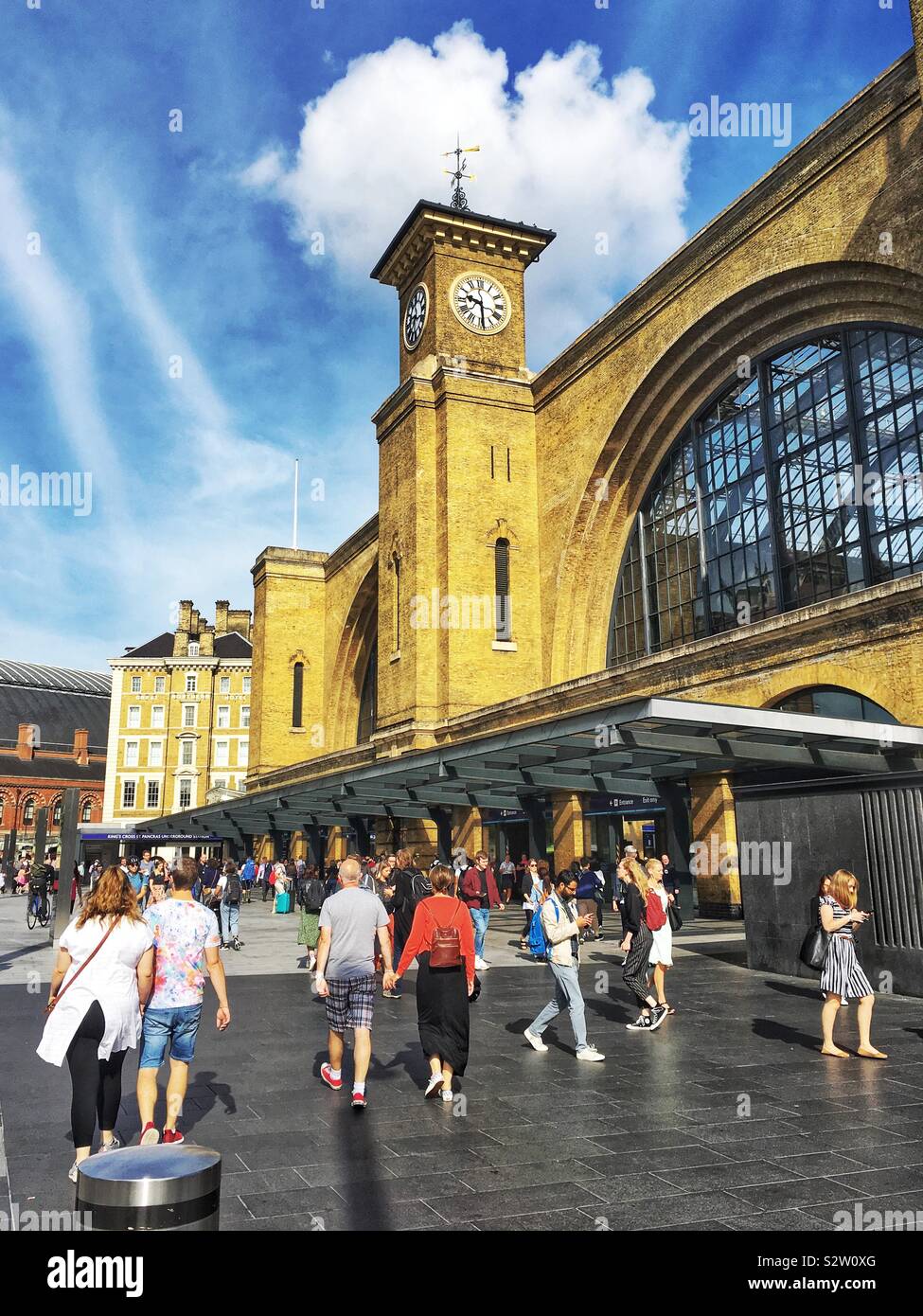 King's Cross Bahnhof King's Cross, London, England, Vereinigtes Königreich. Stockfoto
