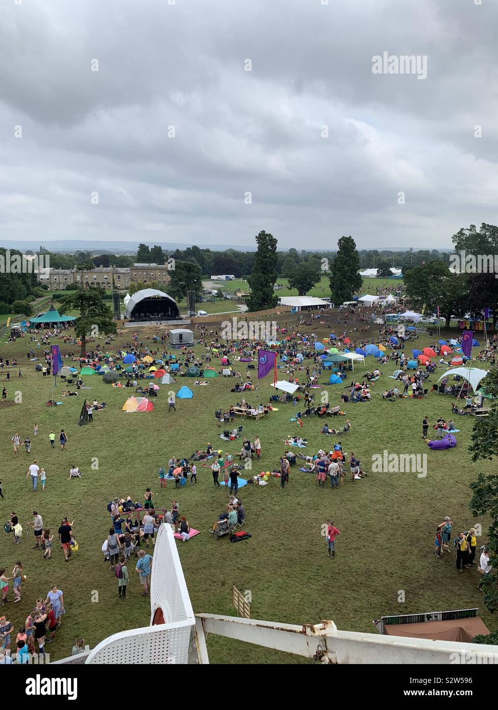 Hirsch Halle 2019 Thirsk Yorkshire familienfreundliches Musikfestival Stockfoto