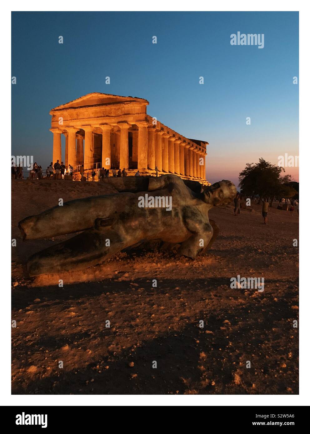 Valle dei Templi Erz 20.31 Stockfoto