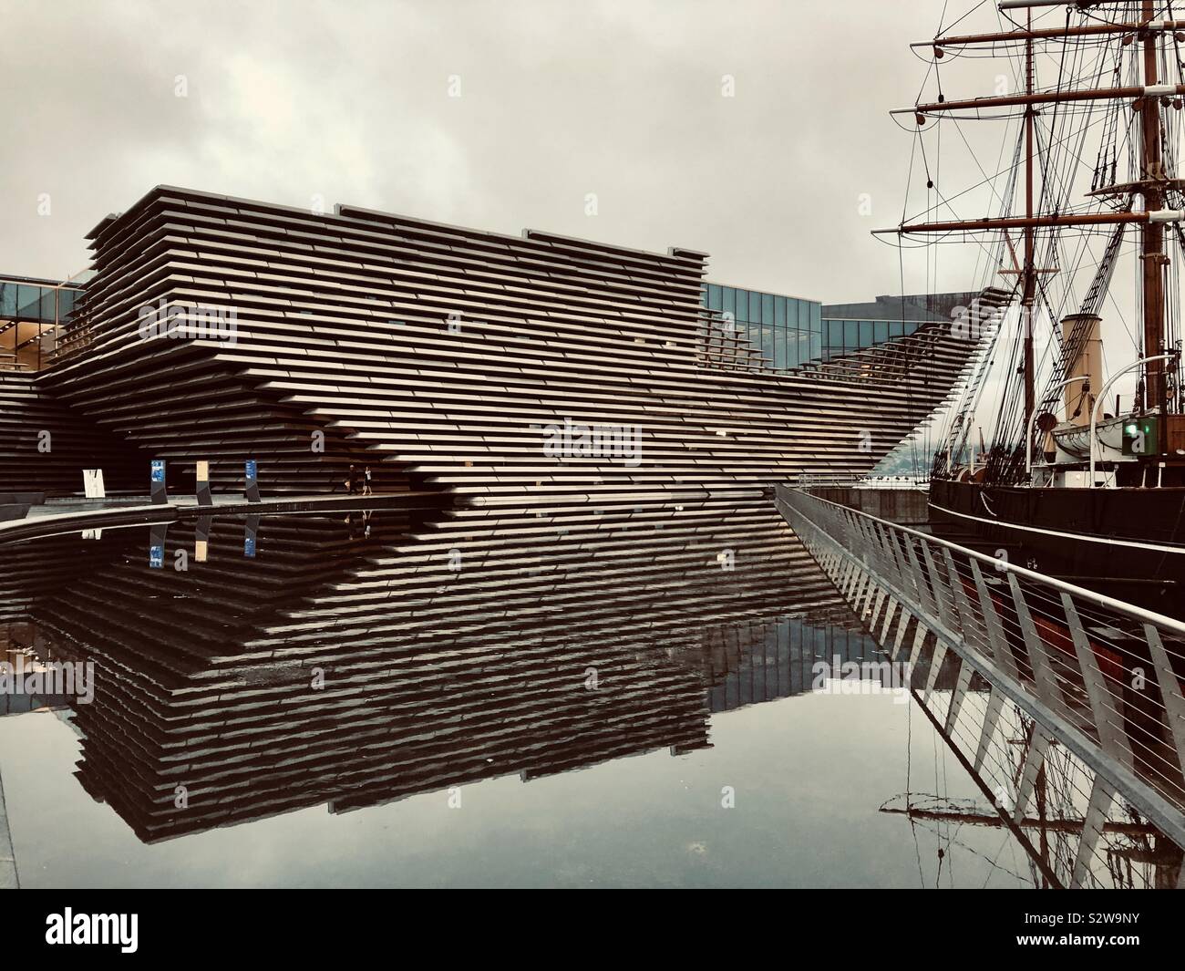 V&A Museum Dundee und HMS Discovery, Dundee, Tayside, Schottland, Großbritannien Stockfoto