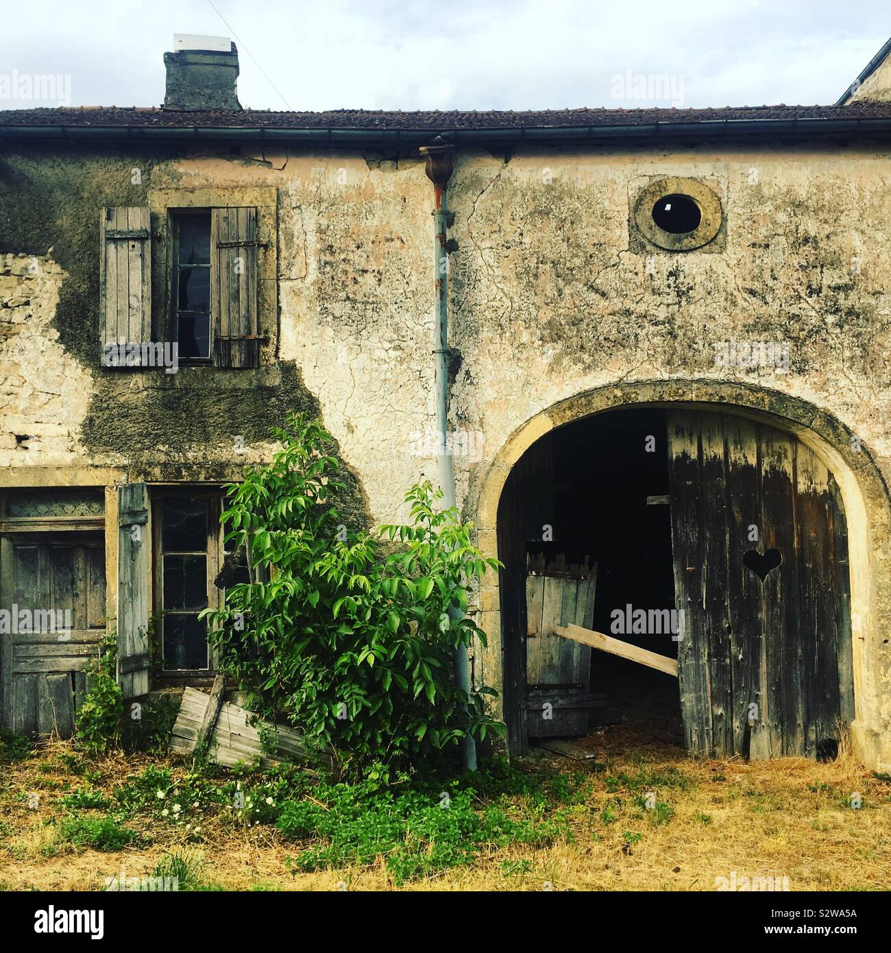 Old French House Villars-Saint-Marcellin Frankreich Stockfoto