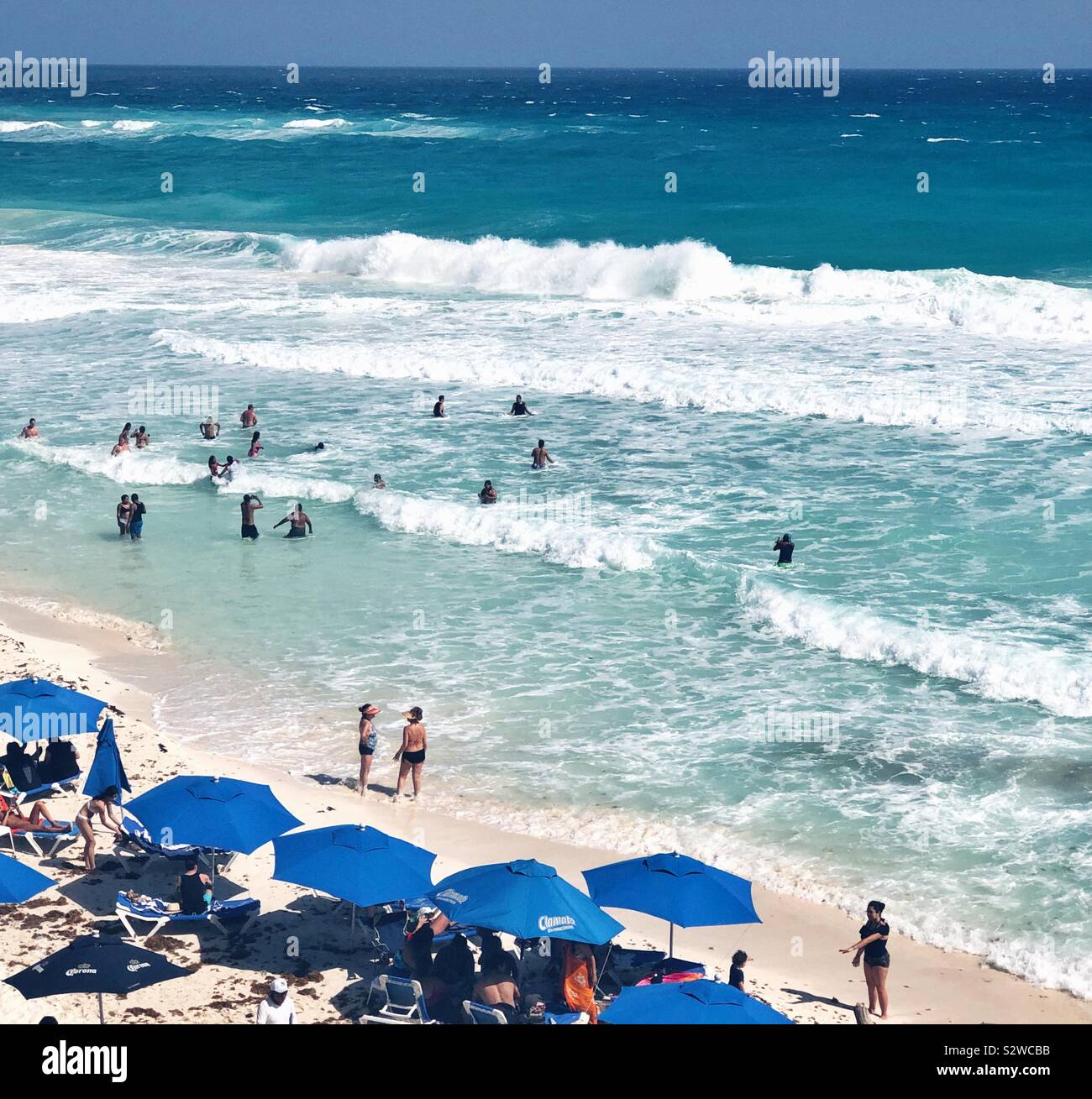 Urlaub für die Zeit - Smartphone-aufgenommenes Stockfoto