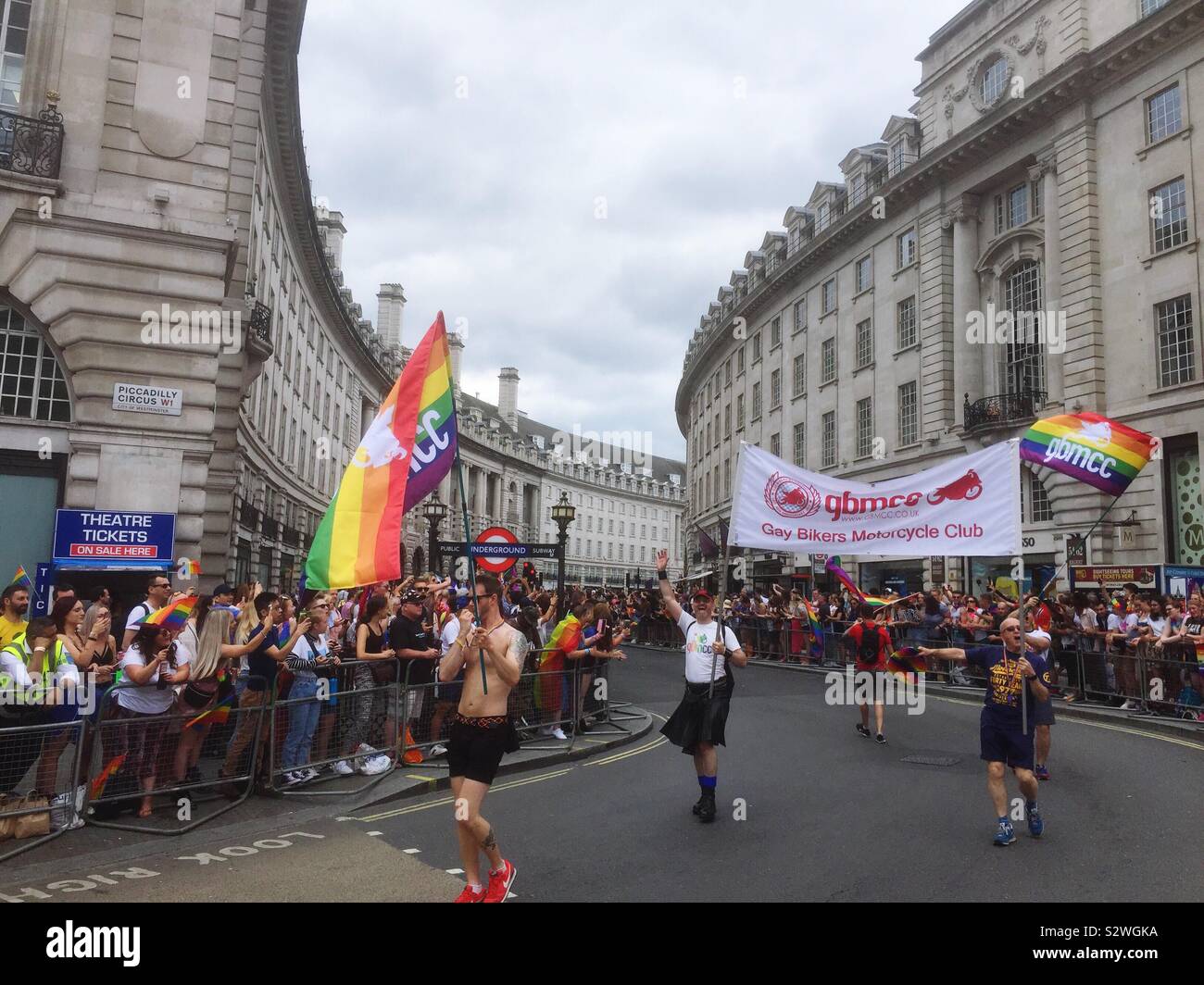 Die Pride Parade in London Juli 2019 Stockfoto