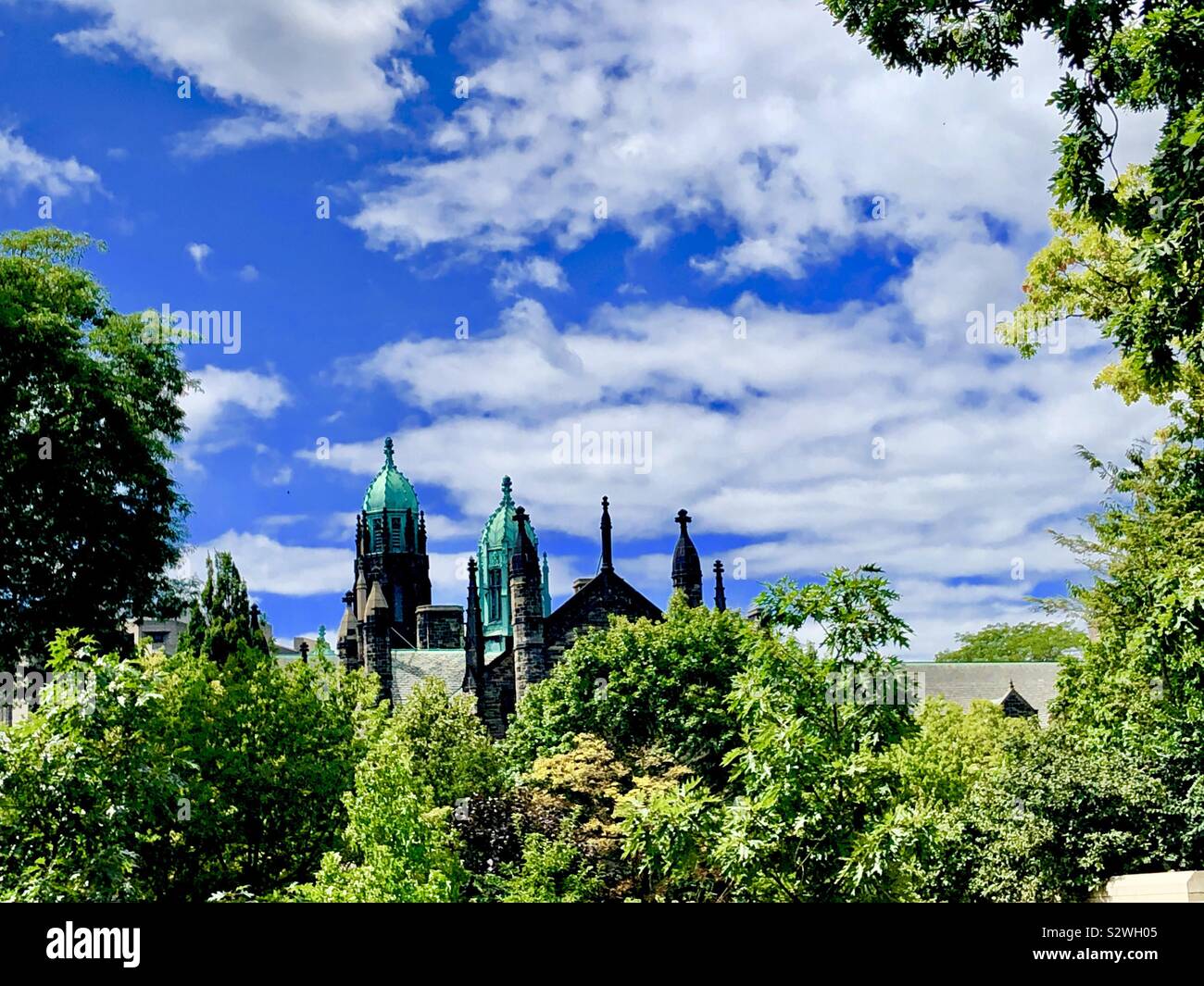 Universität von Toronto Trinity Spires Stockfoto