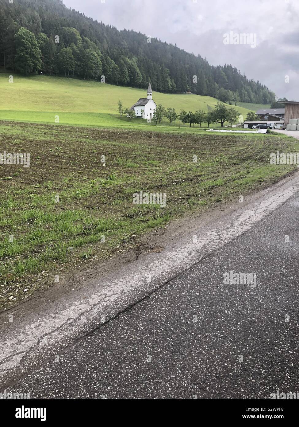 Die Alpen im Frühjahr Stockfoto