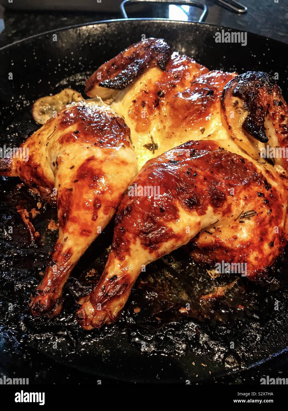 Rotisserie Chicken Stockfoto